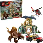 Lego 76976 Jurassic World Spinosaurus & Quetzalcoatlus Helicopter Raid, construction toy