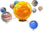 PIATNIK Kosmos Orbiting Solar System 12L (multilingual version) - German Edition