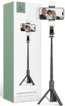 Statiiv Tech-Protect -k&auml;sistatiiv Selfie Stick Tripod LED L05S