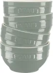 STAUB Serving Set of 4 Bowls 12 cm, Eucalyptus