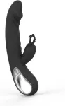 Erolab Cheeky Bunny G-spot & Clitoral Massager Black (ZYCP01b)