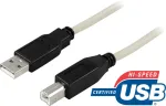 DELTACO USB 2.0 kaabel T&uuml;&uuml;p A - T&uuml;&uuml;p B 0,5m