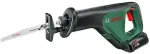 Bosch Cordless saber saw AdvancedRecip 18 (green/black, Li-ion battery 2.5Ah)
