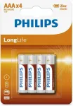 PHILIPS Battery R03 AAA LONGLIF E (4 SZT BLISTER)