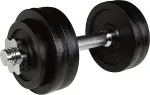 No name 15KG CAST IRON DUMBBELL SET
