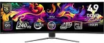 Monitor Msi MPG 491CQPXDE QD-OLED (124.5 cm (49 Zoll), schwarz, DQHD, Curved, USB-Hub, USB-C, 240Hz Panel)