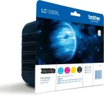 Tooner Brother LC 1280XL Value Pack Sort Gul Cyan Magenta Bl&aelig;k