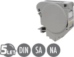 Solarix Keystone holder 1 x RJ45 on DIN rail gray