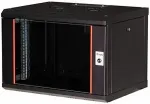 EQUIP 19" Netzwerkschrank Glast&uuml;r PM 600x450mm 7HE schwarz
