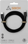 SBOX TYPEC-1-B Type C - Type C M/M 1m, Black