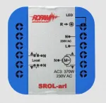 Rose&Tulipani ROPAM SROL-ari wireless, 230VAC roller shutter controller, amerometer, roller shutter status in the application and touch panel (-IP-64).