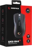 Hiir RAMPAGE SMX-R44 V2 MACRO BLACK MOUSE 12800 DPI RGB LED