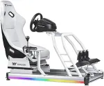 Thermaltake GR500 Snow Racing Simulator Cockpit, Sim Rig (White)