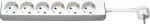Wentronic goobay Stikd&aring;se 6-stik 16A Hvid 5m