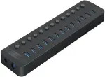 Orico HUB USB-A CT2U3-13AB-EU-BK-BP 13x USB-A 5Gbps BC 1.2 60W czarny