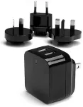 StarTech 2 PORT USB TRAVEL WALL CHARGER 17W / 3.4A - 110V/220V