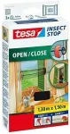 TESA Insect Stop open/close 1,3x1,5m black Hook & Loop