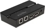 DELOCK USB 2.0 Switch fr 2 PC an 2 Gerte