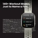 AMAZFIT Bip 6 46 mm Smartwatch Red mit 1,97 Zoll AMOLED, GPS, Offline-Karten, 5 ATM und HYROX-Modus