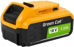 GREEN CELL battery for DeWalt XR 18V 4Ah replacement battery for DCB184