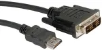 ROLINE DVI KABEL.DVI-HDMI.2M