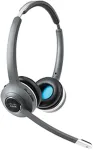 Cisco 562 Wireless Dual - Headset - On-Ear - DECT 6.0 - kabellos - f&uuml;r Cisco DX70, DX80, IP Phone 68XX, Webex Board 55, Board 70, Board 85, Room 55, Room 70