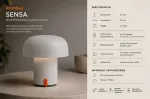 No name Kooduu Sensa table lamp Anthracite