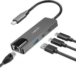Logilink USB 3.2 Gen1 Hub, 3-port , with 2.5G Gigabit Ethernet adapter