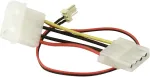 SHARKOON 3-Pin to 4-Pin Black Red Fan Power Adapter Cable