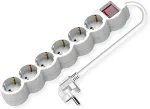 VALUE 19.99.0956 power extension 3 m 6 AC outlet(s) Indoor White