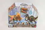 Mattel Jurassic World Dino Reveal 2 Dinosaur Toys in Battle Arena, Warm Water Changes Decoration