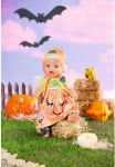 ZAPF Creation BABY born Halloween pumpkin dress, doll accessories (43 cm)