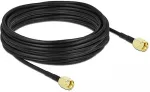 DELOCK Antennenkabel RP-SMA Stecker zu RP-SMA Stecker LMR/CFD100 10 m low loss