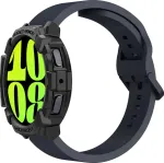Spigen Kaitse&uuml;mbris Rugged Armor, Samsung Galaxy Watch7 44mm, must,