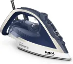 Triikraud Tefal Ultimate Pure FV6812E0 iron Steam iron 2800 W Blue, Silver