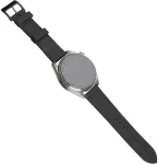 Fixed | Leather Strap with Quick Release 20mm for Smartwatch | Black