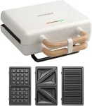 CONCEPT 3-in-1 Sandwich Maker 800W SV3090 white