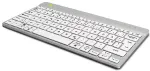 Klaviatuur R-GO TOOLS Ergonomic keyboard R-Go Compact Break, compact keyboard with break software, QWERTY (NORDIC), Bluetooth, white