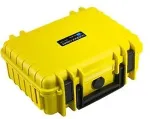 B&W Outdoor Case Type 1000 yellow with foam insert