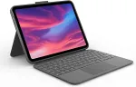Klaviatuur Logitech COMBO TOUCH FOR IPAD (10TH GEN) OXFORD GREY ITA - MEDITER-412