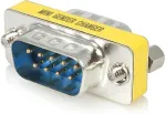 StarTech.com Slimline Gender Changer DB9M to DB9M, DB9 Male, DB9 Male, Male/Male