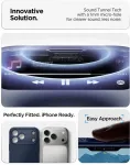SPIGEN &Uuml;mbris Liquid Air, Apple Phone 18 Pro / iPhone 17 Pro, tumesinine,