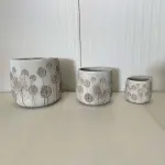 Home4you Lillepott SUNNY FLORE D34xH31cm, valge