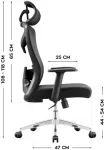 MARK ADLER Manager 2.6 Black Swivel Armchair