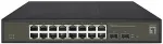 LevelOne Hilbert 18-Port Gigabit Smart Lite Switch, 16 x Gigabit RJ45, 2 x Gigabit SFP