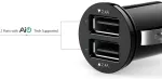 AUKEY CC-S1 Ultrafast 2xUSB car charger AiPower 4.8a 24W