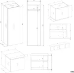 TOP E SHOP HAGA III 2SZ1W Wardrobe &ndash; Sonoma Oak