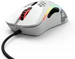 Hiir Glorious PC Gaming Race Souris filaire Gamer Model D RGB (Blanc Brillant)