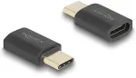 DeLOCK USB Adapter 40 Gbps USB Type-C&trade; PD 3.1 240 W Stecker zu Buchse Portschoner 8K 60 Hz