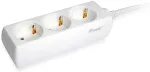 Equip Steckdosenleiste 3xSchuko->St.90&deg;CL ws. Pla.